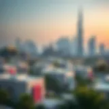 Panoramic view of Dubai skyline showcasing Treo Homes properties