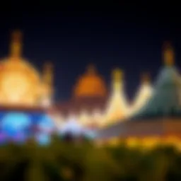 A scenic view of Dubai's winter festival showcasing traditional Emirati culture.