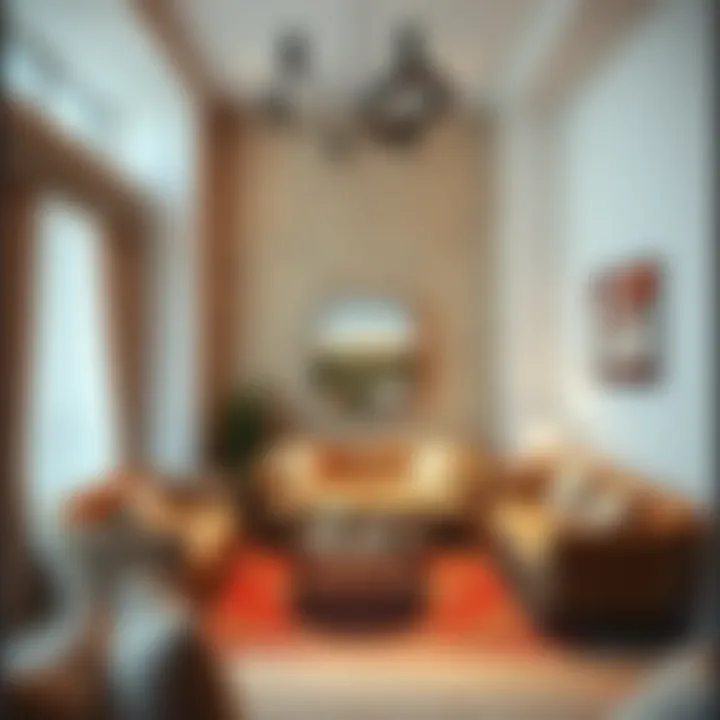 Cozy Living Space Available for Rent An inviting living space suitable for renting in Oud Metha