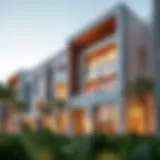 Modern Architectural Design of Ghoroob Mirdif Modern architectural exterior of Ghoroob Mirdif