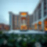 Architectural design of Hili Rayhan Rotana showcasing modern aesthetics