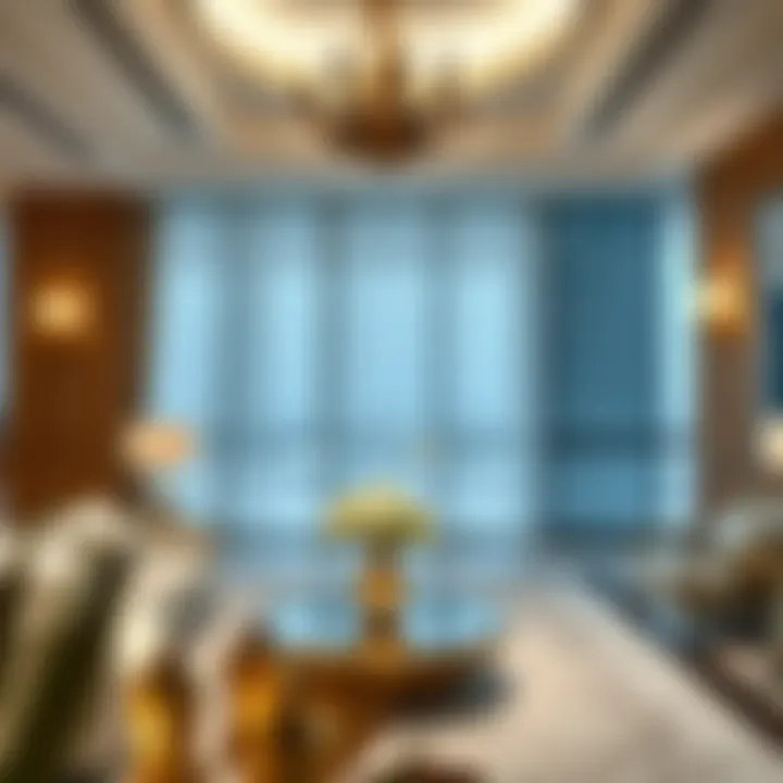 Interior Elegance of Hili Rayhan Rotana Elegant interior design elements within Hili Rayhan Rotana