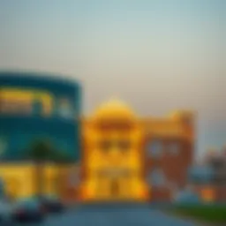 Stunning skyline of Madinat Zayed Al Dhafra showcasing modern architecture