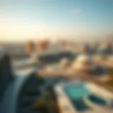 Panoramic view of Madinet Zayed showcasing its modern architecture and urban layout
