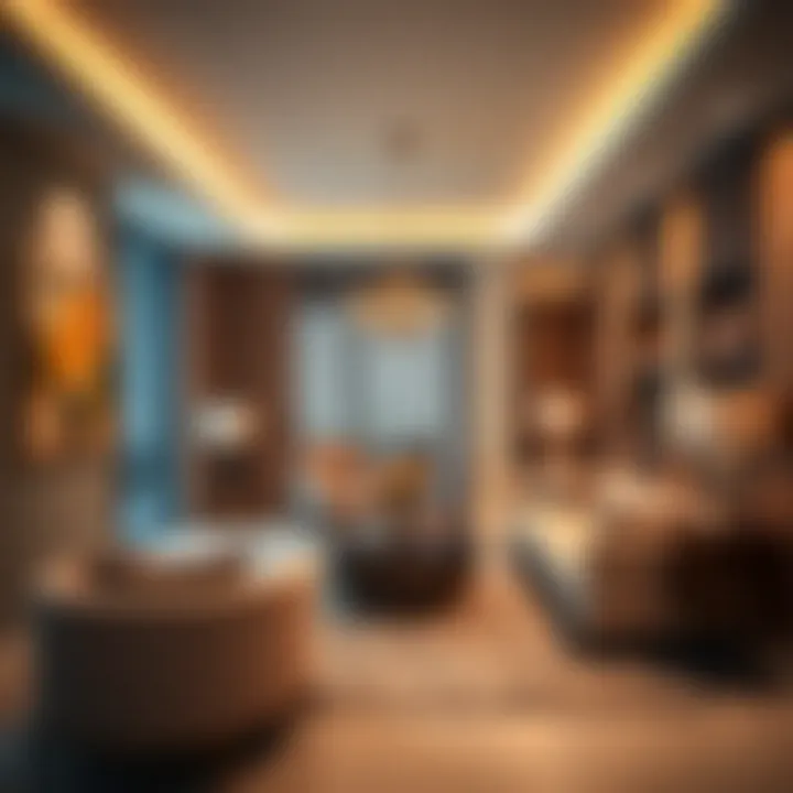 Sophisticated Interiors of Manazel Deira Modern interior design of a Manazel Deira unit