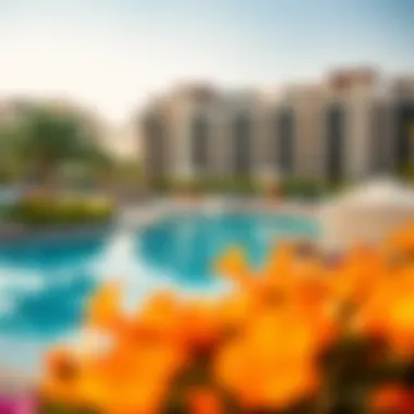 Amenities and Facilities in Mira Estate Community amenities in Mira Estate including parks and pools