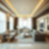 Contemporary Living Room Design Elegant living room layout showcasing modern design