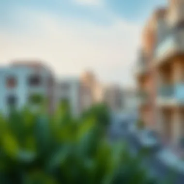 An overview of Mirdif's residential areas highlighting diverse architecture