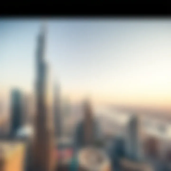 Skyline Perspective from Oasis Tower 2 Breathtaking skyline view from Oasis Tower 2, emphasizing its prime location