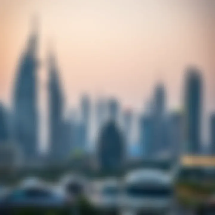 Architectural Marvels of Dubai Stunning skyline of Dubai showcasing architectural marvels
