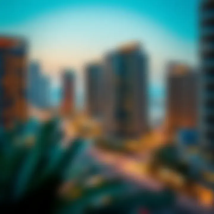 Real Estate Opportunities in Dubai A view of real estate developments in Dubai, showcasing investment opportunities
