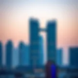 Stunning skyline view of Dubai featuring exchange towers