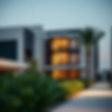 Modern Workers' Accommodation in Dubai A modern workers' accommodation facility in Dubai showcasing architecture and design