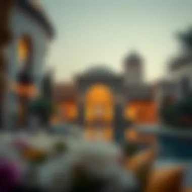 Elegant lifestyle in Dubai symbolizing long-term residency