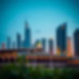 Luxurious Dubai skyline showcasing modern architecture