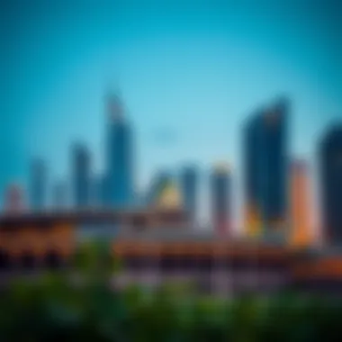 Luxurious Dubai skyline showcasing modern architecture