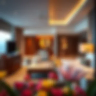 Luxurious Guest Room at Vida Creek Beach Hotel Luxurious guest room interior with modern decor and amenities
